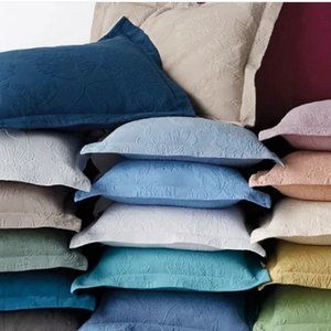 The Company Store Yellow Putnam Matelassé Standard Sham